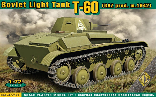 1/72 T-60 Soviet light tank (GAZ prod. m.1942) - Hobby Sense