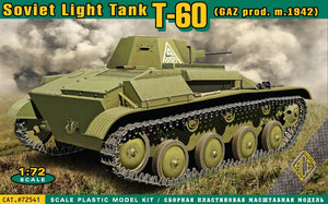 1/72 T-60 Soviet light tank (GAZ prod. m.1942) - Hobby Sense