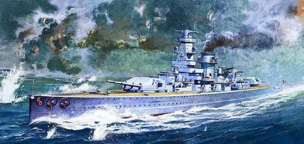 1/350 German Pocket Battleship Admiral Graf Spee - Hobby Sense