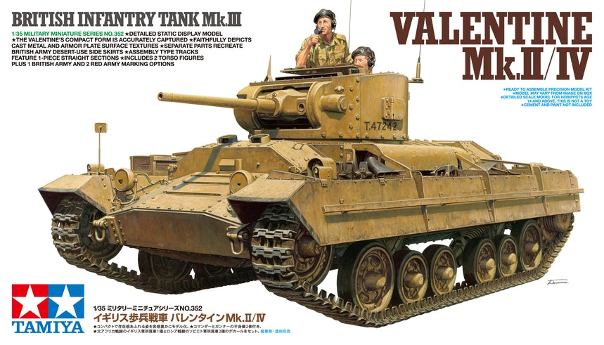 1/35 British Infantry Tank Valentine Mk III Mk II/IV - Hobby Sense