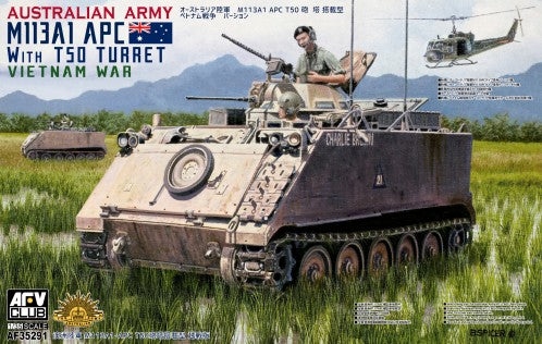 1/35 Australian Army M113A1 APC w/T50 Turret Vietnam War - Hobby Sense