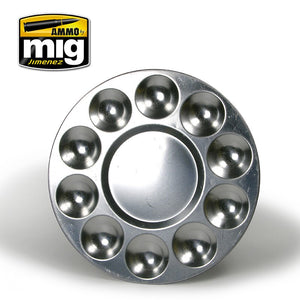 Aluminum Pallet (10 Wells) Ammo Mig - Hobby Sense