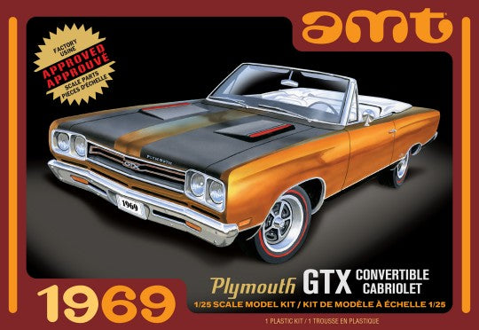 1/25 1969 Plymouth GTX Convertible Car - Hobby Sense