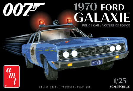 1/25 James Bond 1970 Ford Galaxie Police Car - Hobby Sense