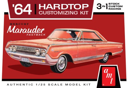 1/25 1964 Mercury Marauder Fastback Hardtop Customizing Car (3 in 1) - Hobby Sense