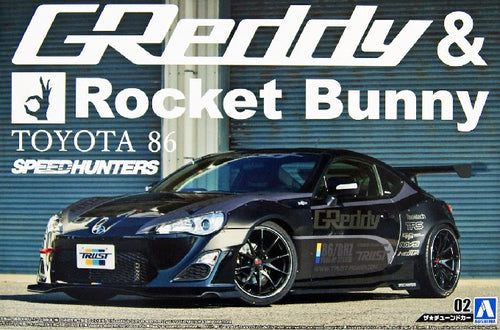1/24 1986 Toyota Greddy & Rocket Bunny Racing Version Car - Hobby Sense