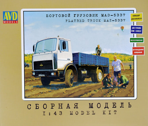 MAZ-5337 Flatbet Truck - Hobby Sense