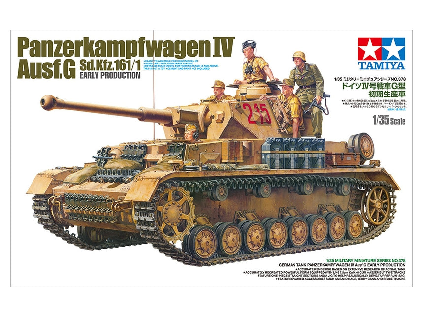 1/35 German Tank Panzer IV Ausf.G Early Prod. - Hobby Sense