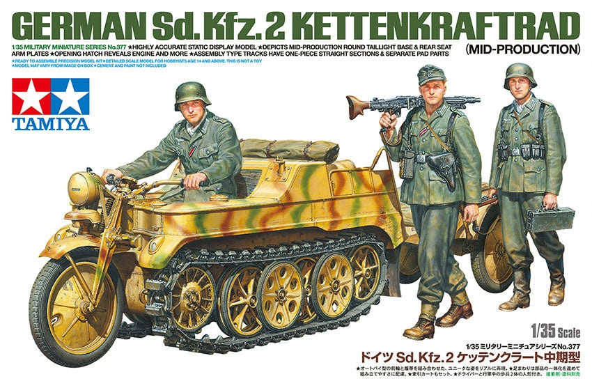 1/35 German Sd.Kfz.2 Kettenkraftrad - Hobby Sense