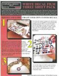 White InkJet 3-Pack Decal Paper - Hobby Sense