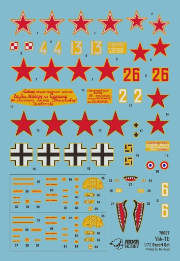 1/72 Yakovlev Yak-1b Expert Set - Hobby Sense