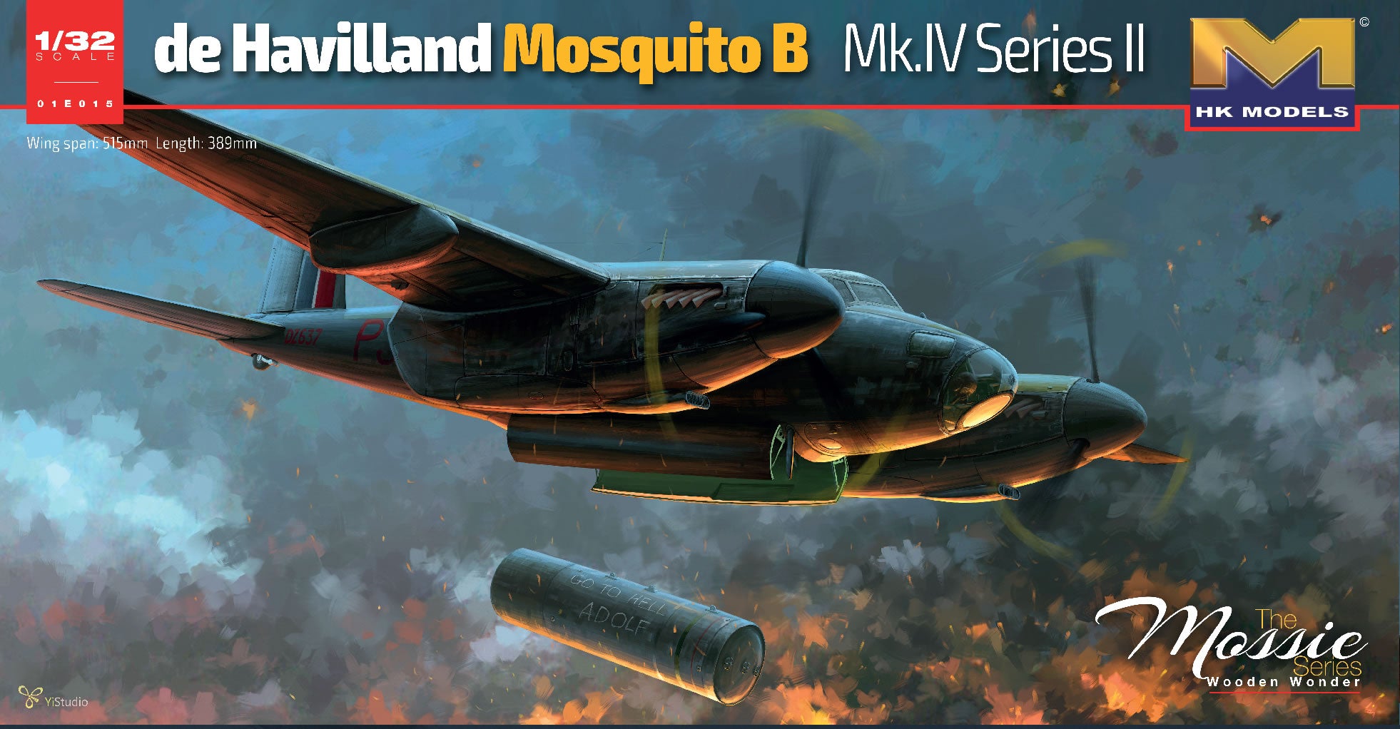 1/32 de Havilland Mosquito B Mk IV Series II - Hobby Sense