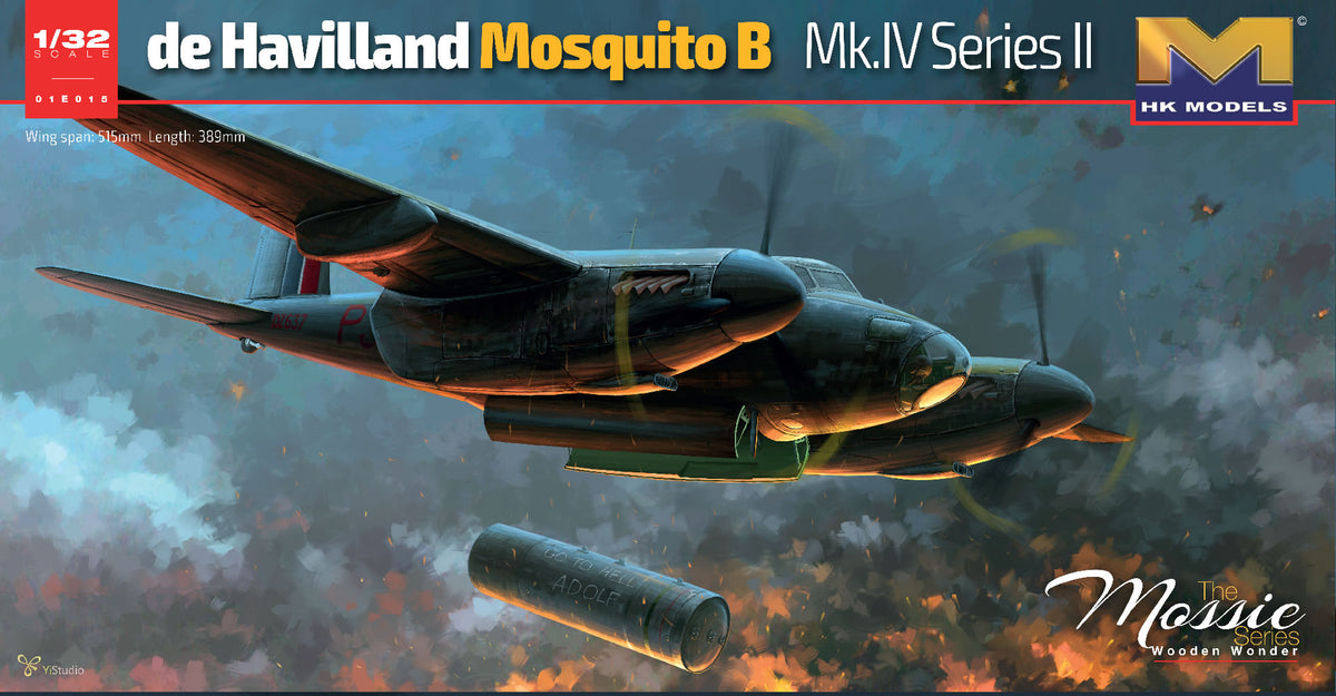 1/32 de Havilland Mosquito B Mk IV Series II - Hobby Sense