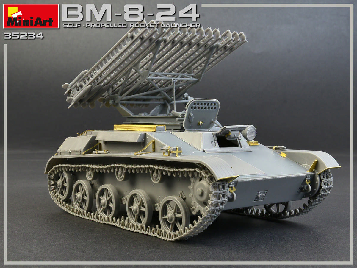 1/35 BM-8-24 Self Propelled Rocket Launcher, Interior kit - Hobby Sense