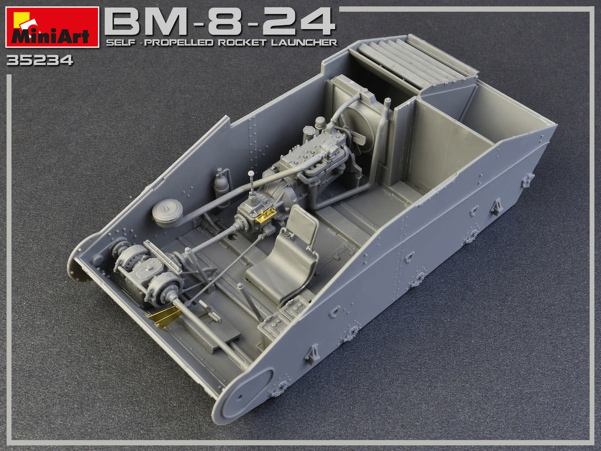 1/35 BM-8-24 Self Propelled Rocket Launcher, Interior kit - Hobby Sense