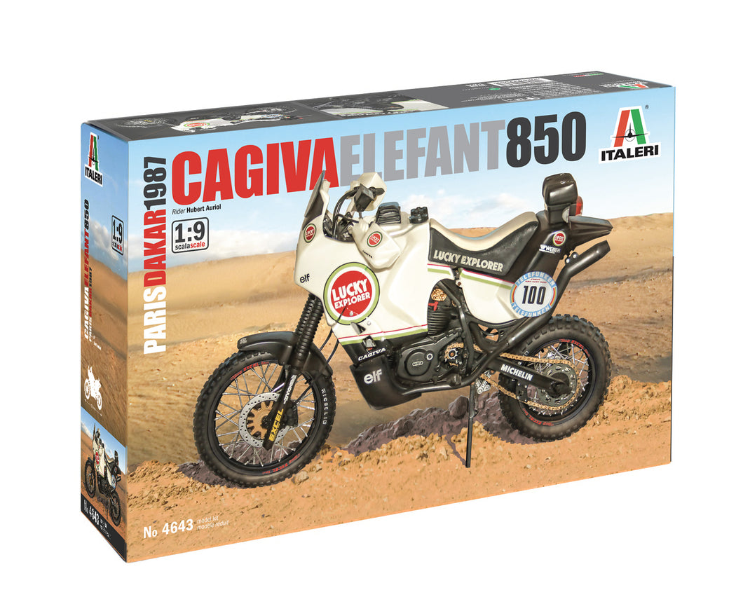1/9 Cagiva Elephant 850 Paris-Dakar 1987 - Hobby Sense