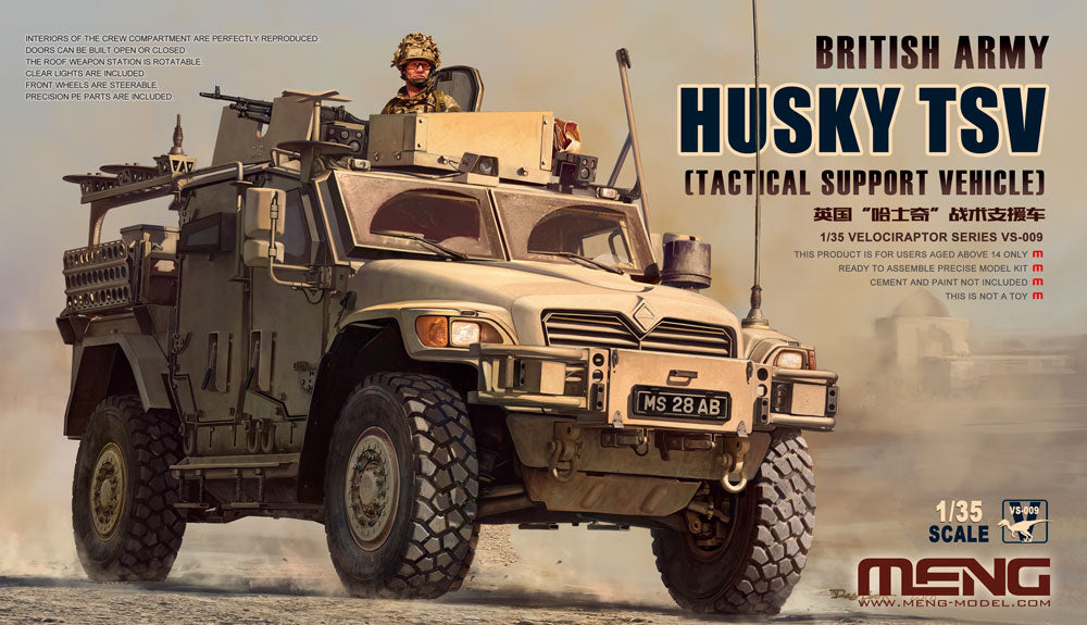 1/35 British Army Husky TSV (Tactical Support Vehicle) - Hobby Sense
