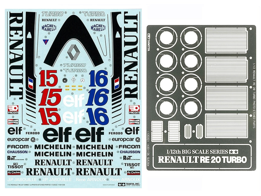 1/12 Renault RE20 Turbo w/PE Parts - Hobby Sense