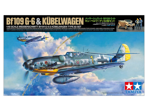 1:48 Messerschmitt Bf 109 G-6 & Kübelwagen Type 82 Set 1:48 Messerschmitt Bf 109 G-6 & Kübelwagen Type 82 Set