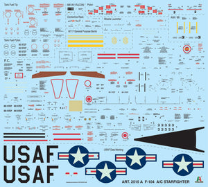 1/32 F104 Starfighter A/C - Hobby Sense