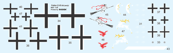 Fokker D.VII, Alb early - Hobby Sense