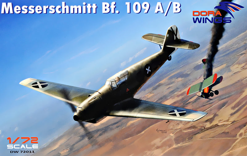 1/72 Messershmitt Bf.109 A/B - Hobby Sense