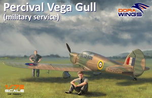 1/72 Percival Vega Gull Military Service Four-Seater Aircraft - Hobby Sense