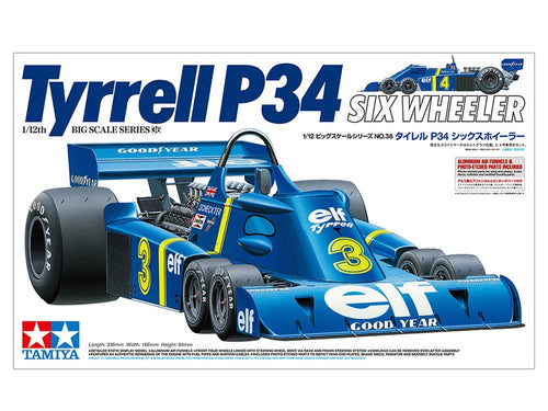 1/12 Tyrrell P34 Six Wheeler W/Photo Etched Parts - Hobby Sense