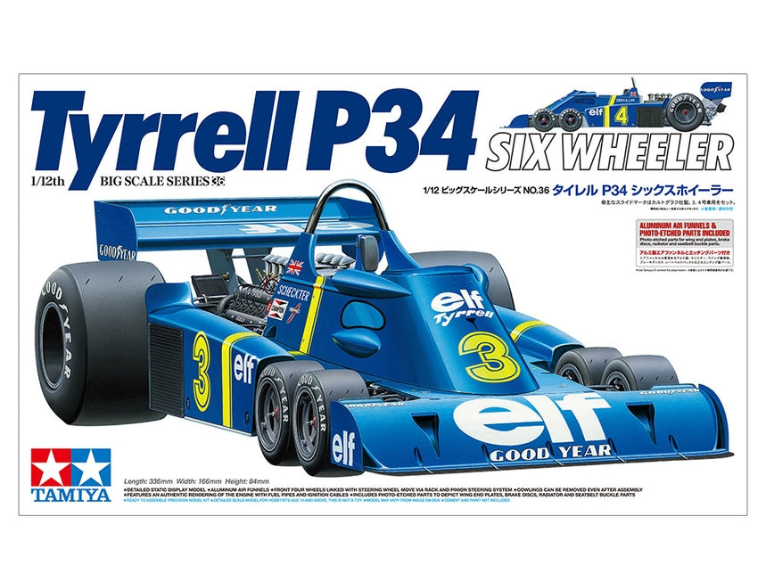 1/12 Tyrrell P34 Six Wheeler W/Photo Etched Parts - Hobby Sense
