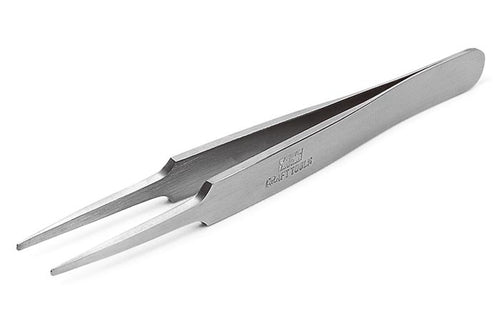 Tamiya HG Straight Tweezers Round Tip - Hobby Sense