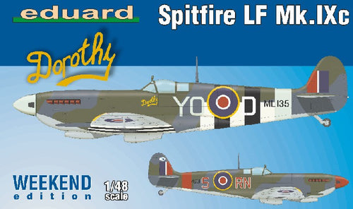 1/48 Spitfire LF Mk IXc Aircraft (Weekend Edition Plastic Kit) - Hobby Sense