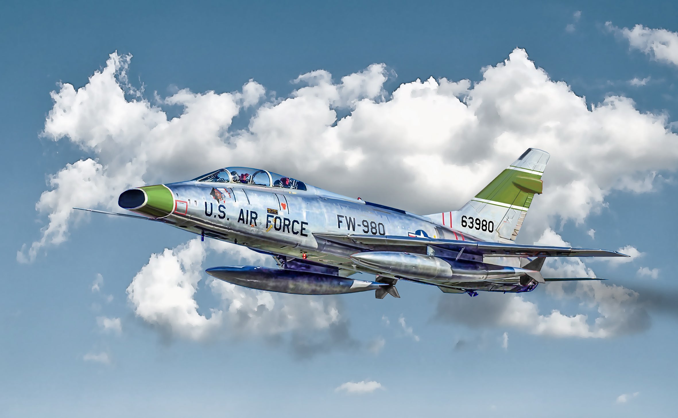1/72 F-100F Super Sabre - Hobby Sense