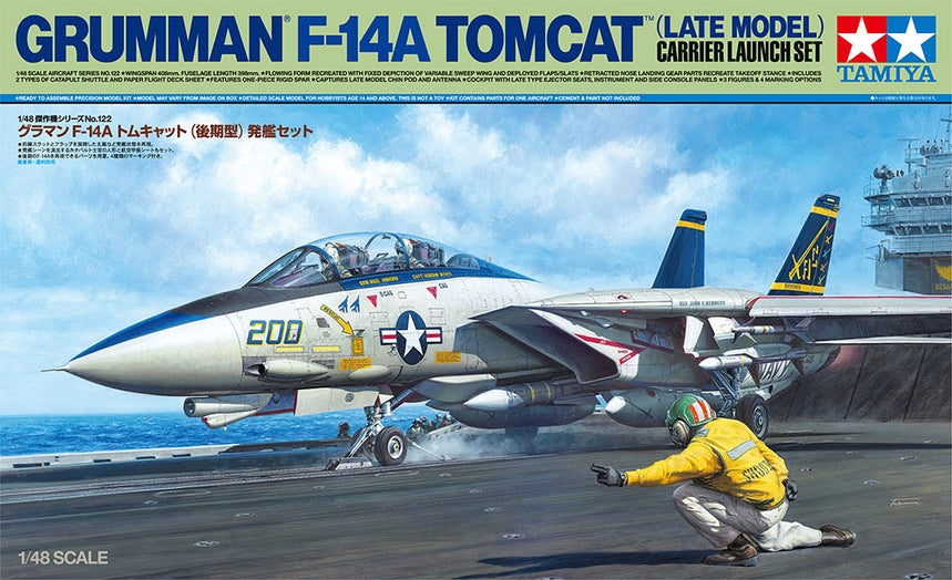 1/48 Grumman F14A Tomcat (Late) Carrier Launch Set