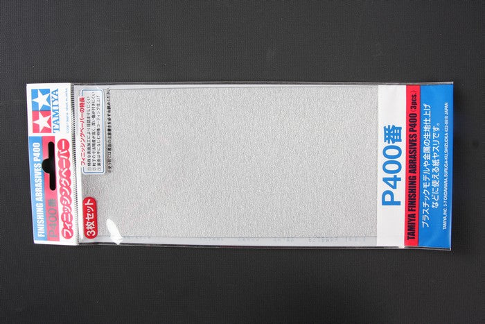 Tamiya Finishing Abrasives P400 (3) - Hobby Sense