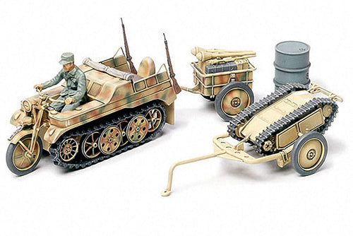 1/48 Gettenkraftrad with Infantry Cart - Hobby Sense