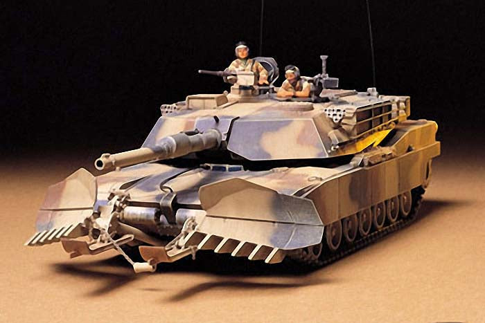 1/35 US M1A1 Abrams with Mine Plow - Hobby Sense
