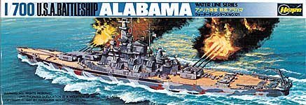1/700 USS Alabama Battleship - Hobby Sense