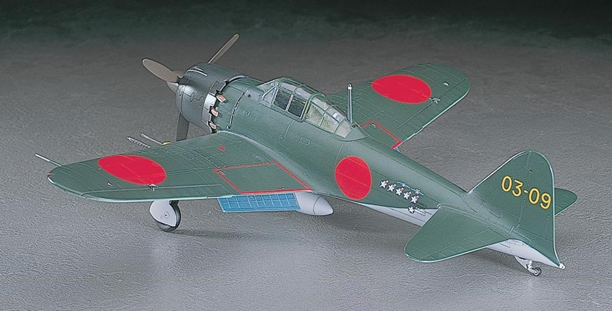 1/48 Mitsubishi A6M5C Zero (Zeke) Type 52 Fighter - Hobby Sense