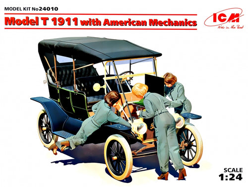 1/24 Model T 1911 Touring with American mechanics - Hobby Sense