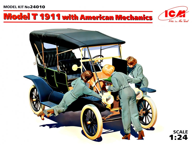 1/24 Model T 1911 Touring with American mechanics - Hobby Sense