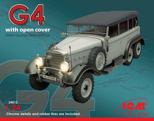 1/24 Typ G4 with open cover, WWII German personnel car - Hobby Sense
