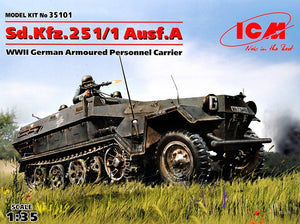 1/35 German armored personnel carrier Sd.Kfz.251 / 1 Ausf.A, WW IIи - Hobby Sense