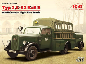 1/35 Typ 2,5-32 KzS 8, WWII German Light Fire Truck - Hobby Sense