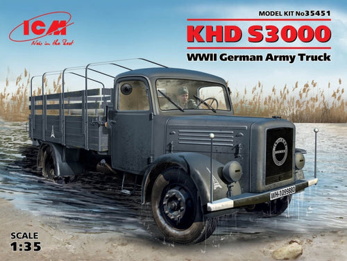 1/35 KHD S3000, WWII German Army truck - Hobby Sense