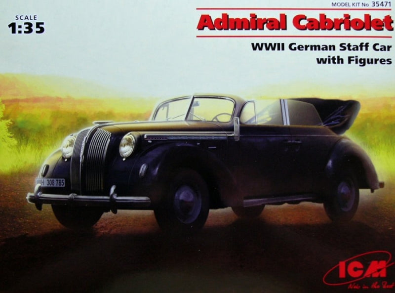 1/35 Admiral Cabriolet, WWII German Staff Car - Hobby Sense