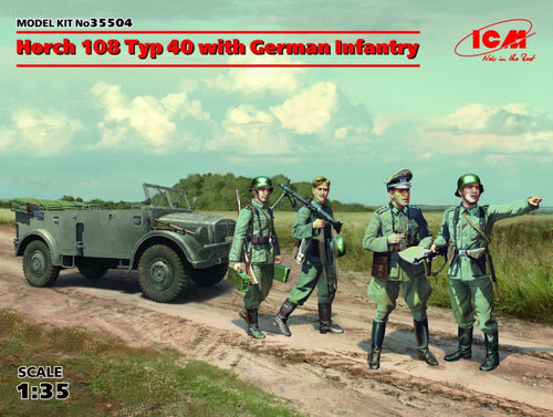 1/35 Horch 108 Typ 40 with German Infantry - Hobby Sense