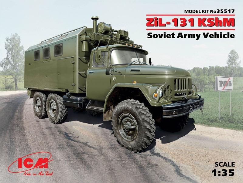 1/35 ZiL 131 KShM Soviet Army command vehicle - Hobby Sense