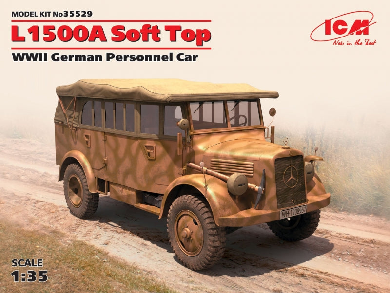1/35 L1500A Soft Top, WWII German personnel car - Hobby Sense