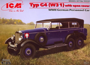 1/35 Typ G4 (W31) with open cover, WWII German passenger car - Hobby Sense