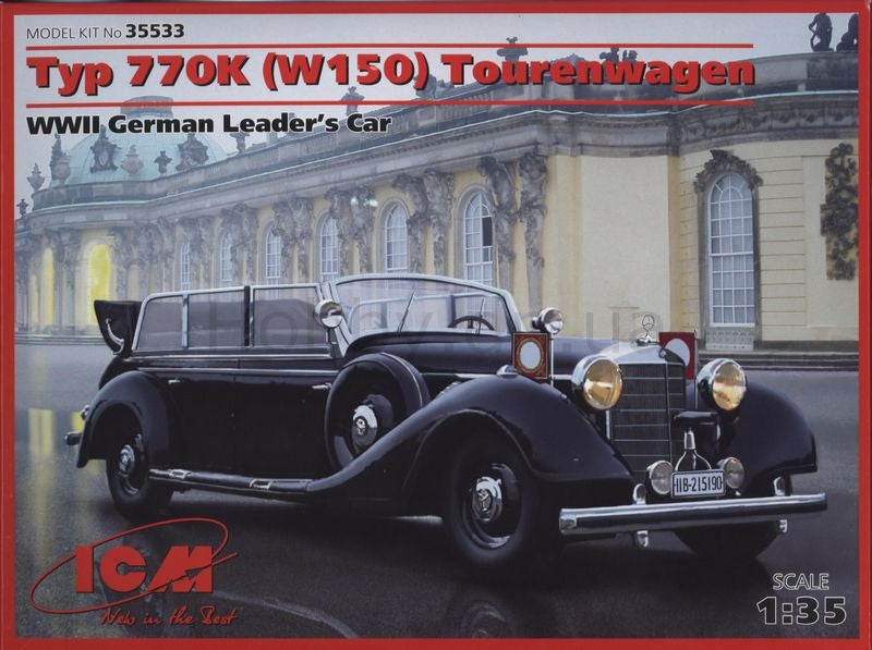 1/35 Typ 770K (W150) Tourenwagen, WWII German Leader's Car - Hobby Sense